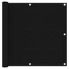Vidaxl balkonscherm 90x300 cm oxford stof zwart