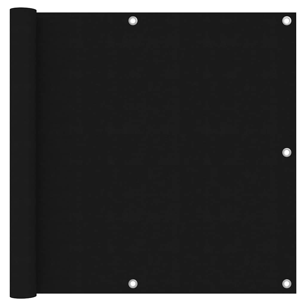 Vidaxl balkonscherm 90x300 cm oxford stof zwart