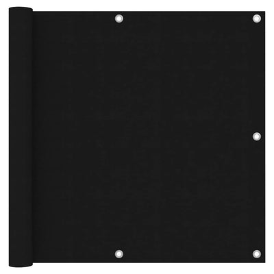 Vidaxl balkonscherm 90x300 cm oxford stof zwart