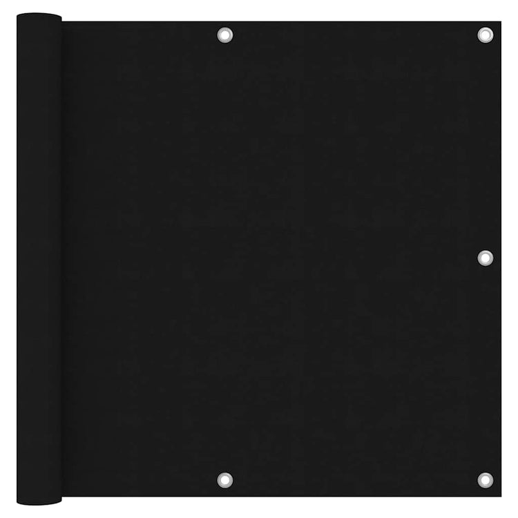 Vidaxl balkonscherm 90x300 cm oxford stof zwart