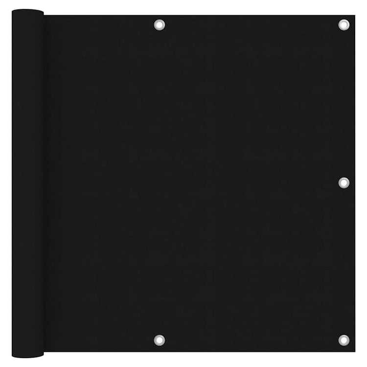 Vidaxl balkonscherm 90x400 cm oxford stof zwart