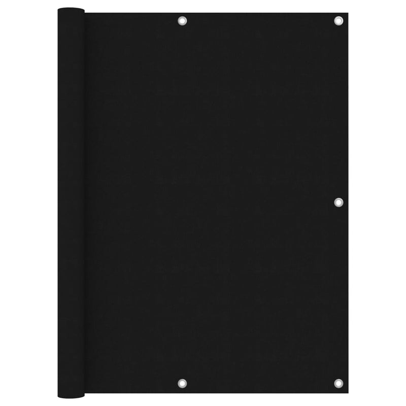 Vidaxl balkonscherm 120x500 cm oxford stof zwart