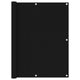 Vidaxl balkonscherm 120x600 cm oxford stof zwart