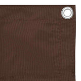 Vidaxl balkonscherm 90x400 cm oxford stof bruin - afbeelding 3