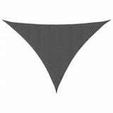 Vidaxl zonnescherm driehoekig 3,5x3,5x4,9 m oxford stof antracietkleur - afbeelding 2