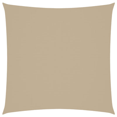 Vidaxl zonnescherm vierkant 4x4 m oxford stof beige