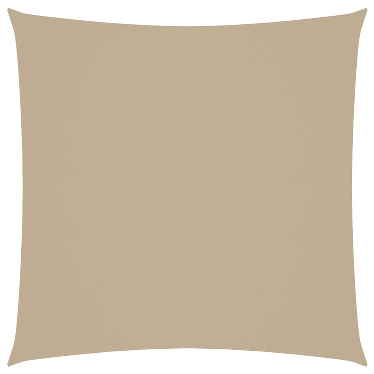Vidaxl zonnescherm vierkant 4x4 m oxford stof beige