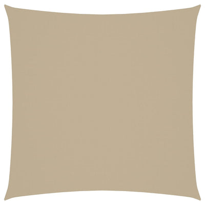 Vidaxl zonnescherm vierkant 5x5 m oxford stof beige