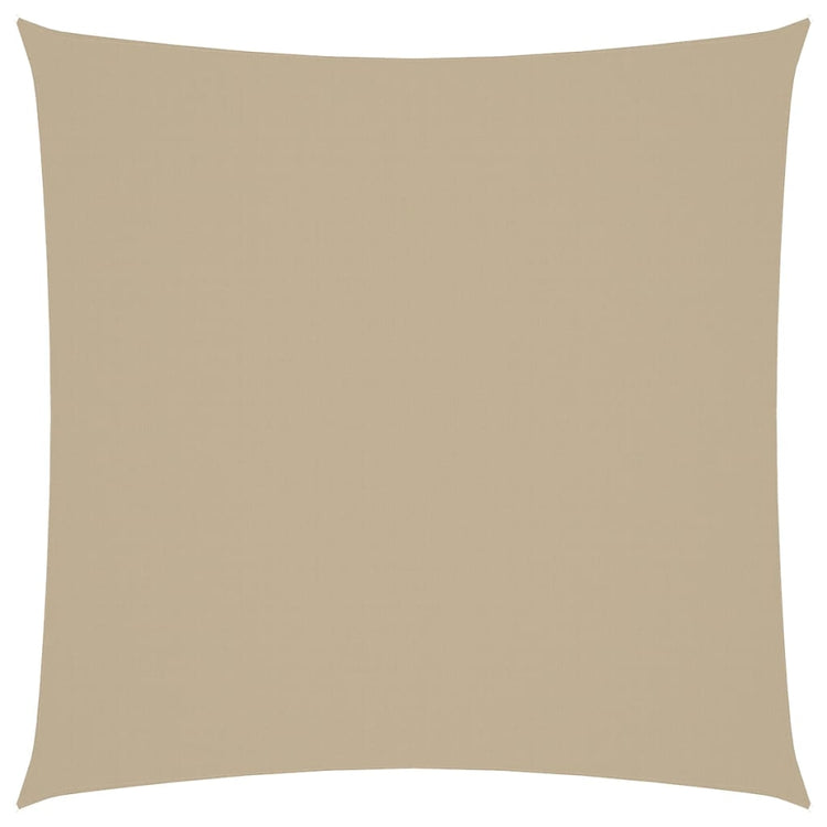 Vidaxl zonnescherm vierkant 5x5 m oxford stof beige