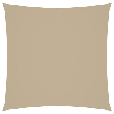 Vidaxl zonnescherm vierkant 6x6 m oxford stof beige