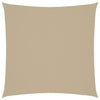 Vidaxl zonnescherm vierkant 6x6 m oxford stof beige