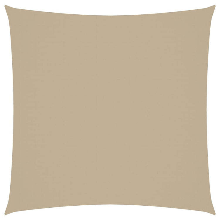 Vidaxl zonnescherm vierkant 6x6 m oxford stof beige