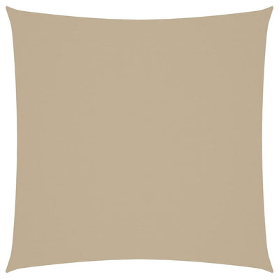 Vidaxl zonnescherm vierkant 7x7 m oxford stof beige
