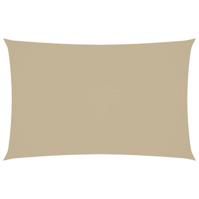 Vidaxl zonnescherm rechthoekig 2x5 m oxford stof beige