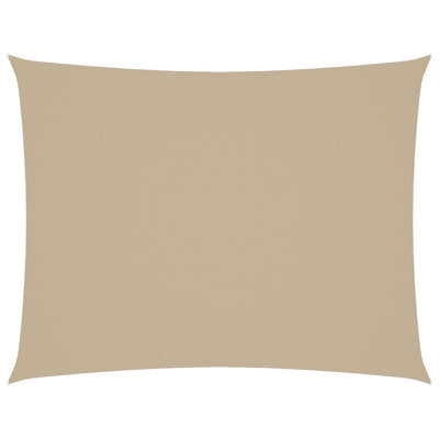 Vidaxl zonnescherm rechthoekig 2,5x3,5 m oxford stof beige