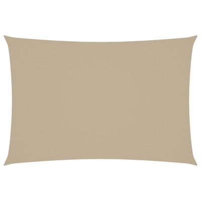 Vidaxl zonnescherm rechthoekig 2,5x4,5 m oxford stof beige