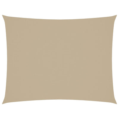 Vidaxl zonnescherm rechthoekig 3x6 m oxford stof beige
