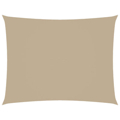 Vidaxl zonnescherm rechthoekig 3,5x4,5 m oxford stof beige