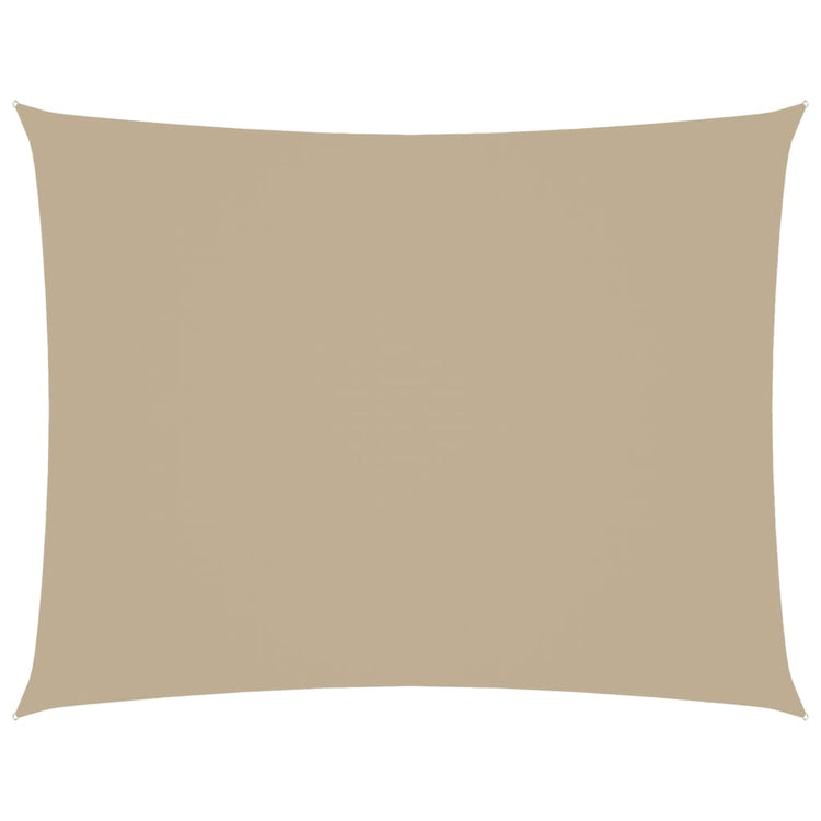 Vidaxl zonnescherm rechthoekig 3,5x4,5 m oxford stof beige