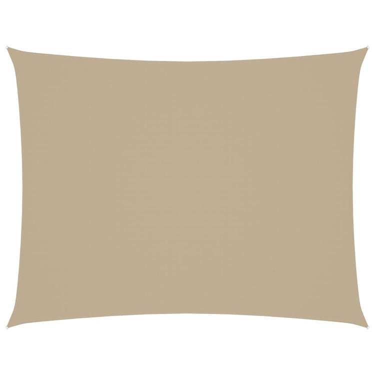 Vidaxl zonnescherm rechthoekig 4x5 m oxford stof beige