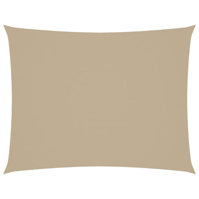 Vidaxl zonnescherm rechthoekig 4x5 m oxford stof beige