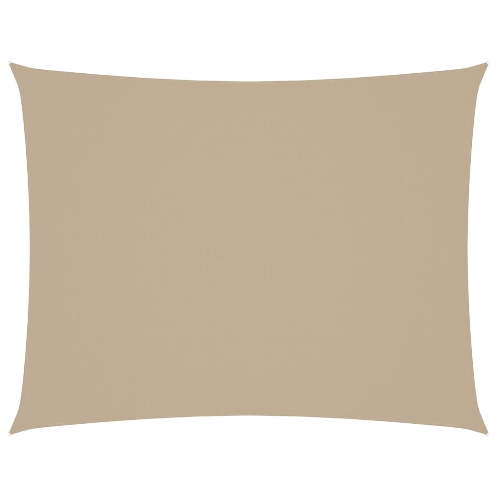 Vidaxl zonnescherm rechthoekig 5x6 m oxford stof beige
