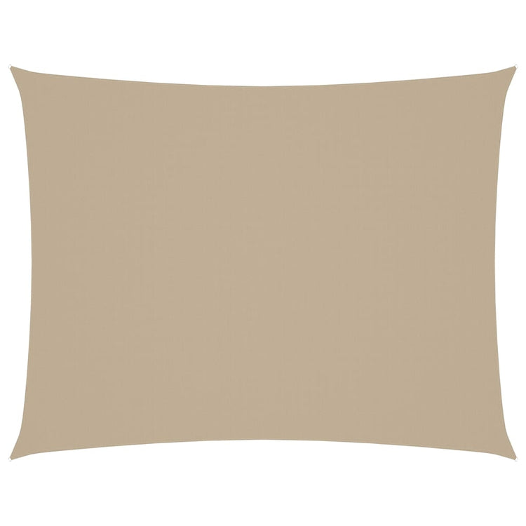 Vidaxl zonnescherm rechthoekig 5x6 m oxford stof beige