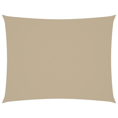 Vidaxl zonnescherm rechthoekig 5x7 m oxford stof beige