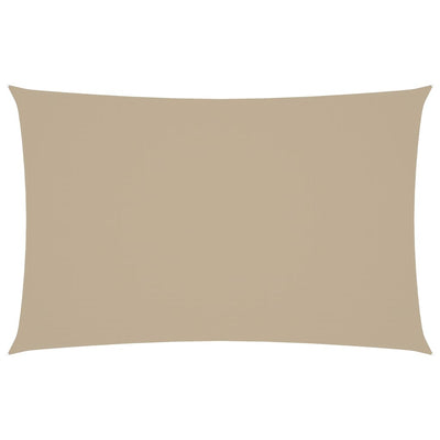 Vidaxl zonnescherm rechthoekig 5x8 m oxford stof beige