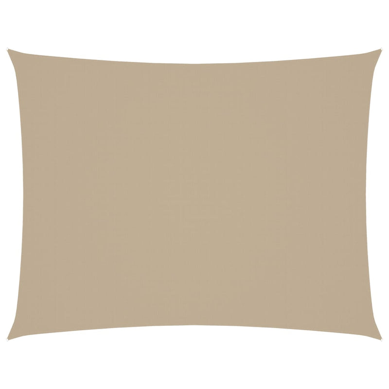 Vidaxl zonnescherm rechthoekig 6x7 m oxford stof beige