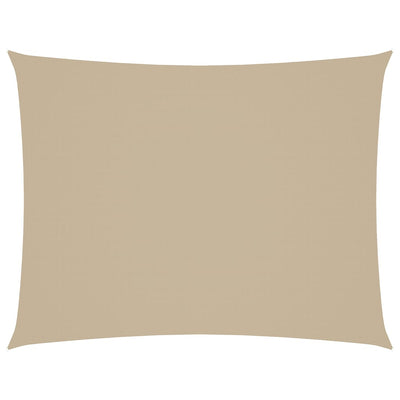 Vidaxl zonnescherm rechthoekig 6x8 m oxford stof beige