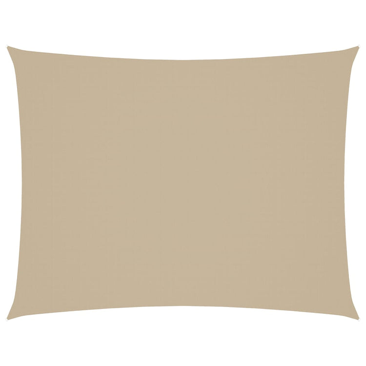 Vidaxl zonnescherm rechthoekig 6x8 m oxford stof beige