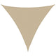Vidaxl zonnescherm driehoekig 4x4x4 m oxford stof beige