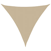 Vidaxl zonnescherm driehoekig 6x6x6 m oxford stof beige - afbeelding 1