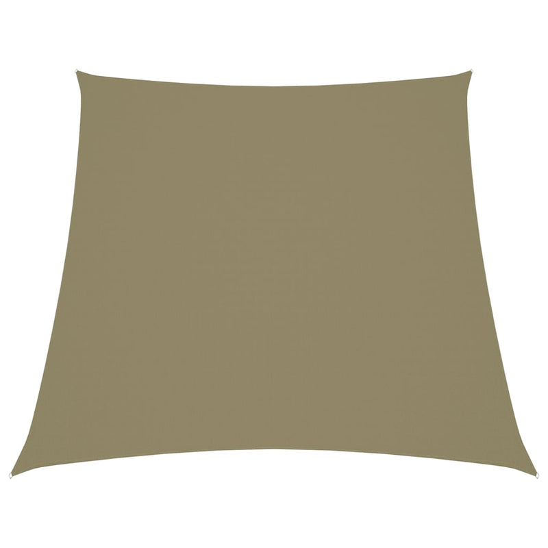 Vidaxl zonnezeil trapezium 3 5x4 m oxford stof beige