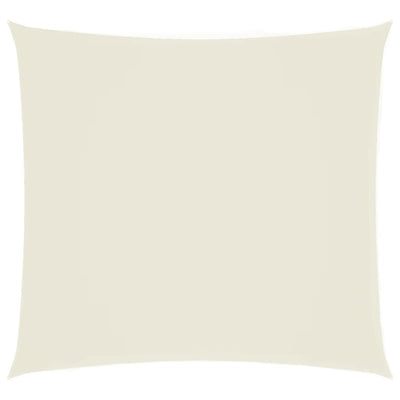 Vidaxl zonnescherm vierkant 6x6 m oxford stof crèmekleurig
