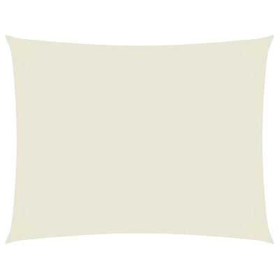 Vidaxl zonnescherm rechthoekig 2,5x3,5 m oxford stof crèmekleurig