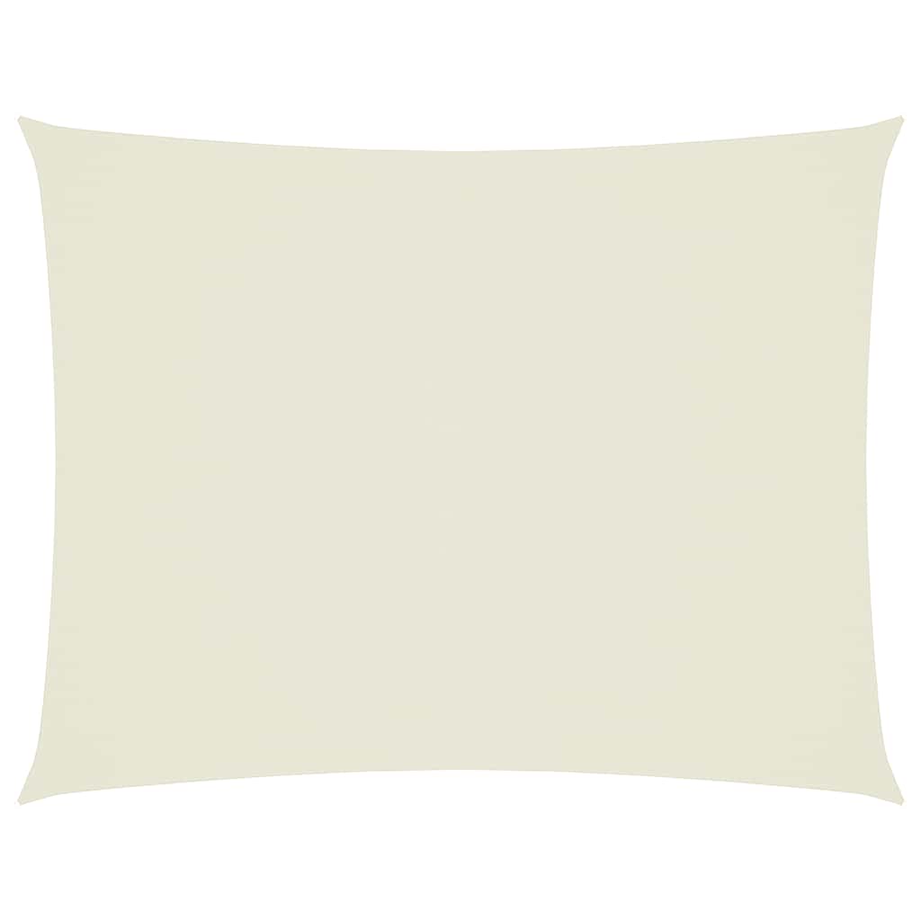 Vidaxl zonnescherm rechthoekig 5x7 m oxford stof crèmekleurig