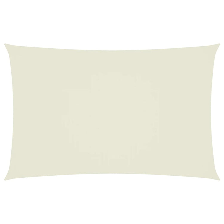 Vidaxl zonnescherm rechthoekig 5x8 m oxford stof crèmekleurig