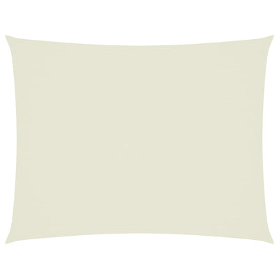 Vidaxl zonnescherm rechthoekig 6x8 m oxford stof crèmekleurig