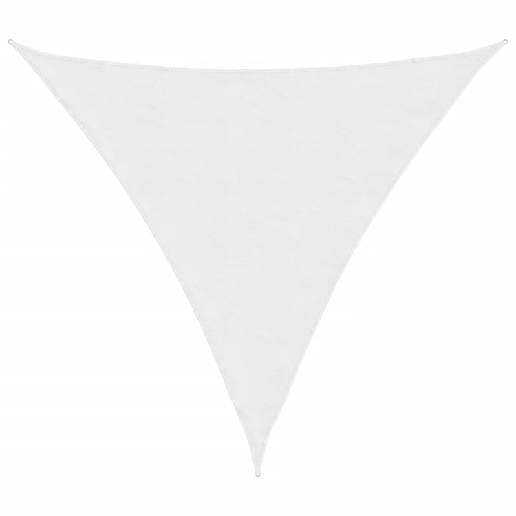 Vidaxl zonnescherm driehoekig 3,6x3,6x3,6 m oxford stof wit