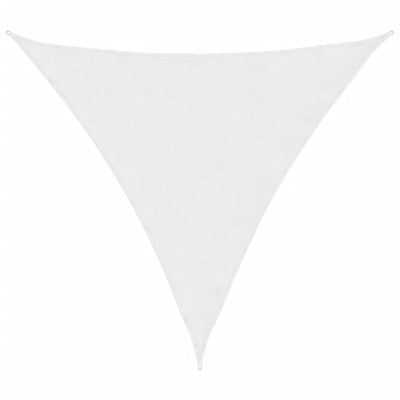 Vidaxl zonnescherm driehoekig 3,6x3,6x3,6 m oxford stof wit