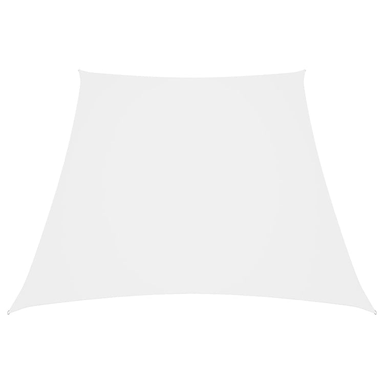 Vidaxl zonnezeil trapezium 2 4x3 m oxford stof wit