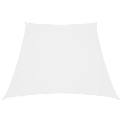 Vidaxl zonnezeil trapezium 2 4x3 m oxford stof wit