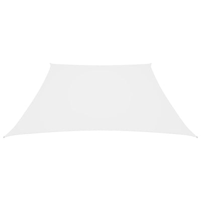 Vidaxl zonnezeil trapezium 2 4x3 m oxford stof wit