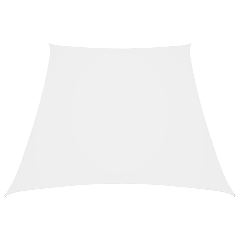 Vidaxl zonnescherm trapezium 3 4x3 m oxford stof wit
