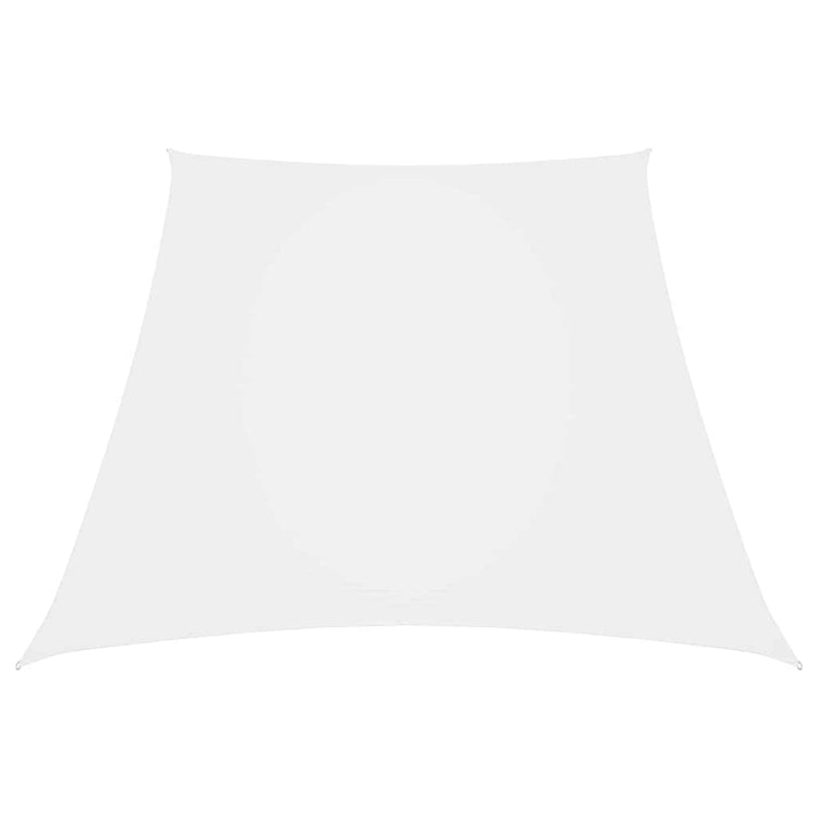 Vidaxl zonnezeil trapezium 3 5x4 m oxford stof wit