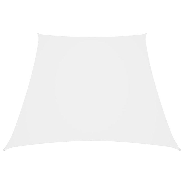 Vidaxl zonnescherm trapezium 4 5x4 m oxford stof wit
