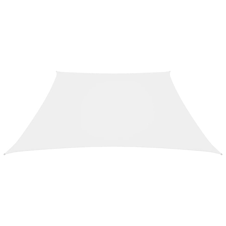 Vidaxl zonnescherm trapezium 4 5x4 m oxford stof wit
