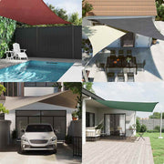 Vidaxl zonnescherm vierkant 4x4 m oxford stof terracottakleurig - afbeelding 3